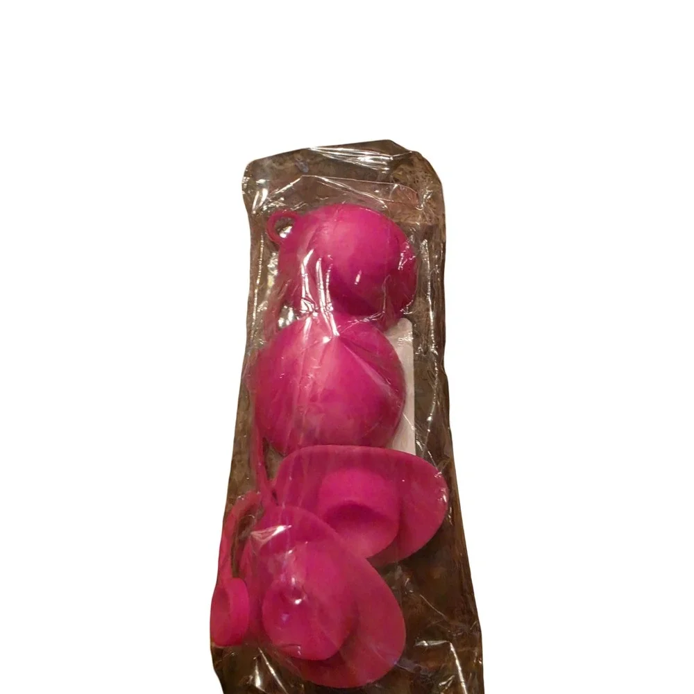Silicone Ice Cube Tray for 40oz Tumbler with Pink Cowboy Hat Straw Toppers Set